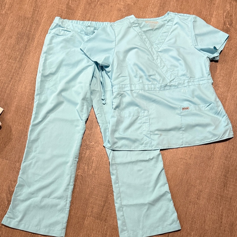 Grey's Anatomy Sky Blue Scrub Set